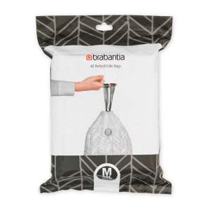 Pytle na odpadky v sadě 40 ks 60 l PerfectFit M – Brabantia