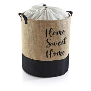 Úložný košík z juty ø 37×40 cm – Mioli Decor