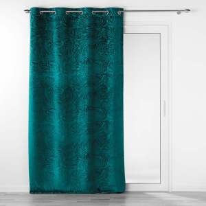 Modrý sametový závěs 140×240 cm Analia – douceur d’intérieur