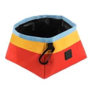 Textilní skládací cestovní miska ø 18 cm Sunrise – P.L.A.Y.