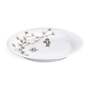 Bílý porcelánový talíř s vánočním motivem ø 27 cm Hammershøi Christmas – Kähler Design