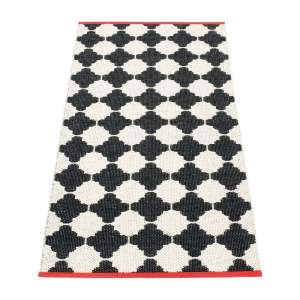 Černo-bílý vnitřní a venkovní běhoun 70×150 cm Marre Black Coral – Pappelina