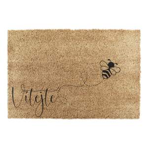 Rohožka z kokosového vlákna 40×60 cm Včela – Artsy Doormats