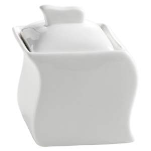 Bílá porcelánová cukřenka Maxwell & Williams Motion, 260 ml