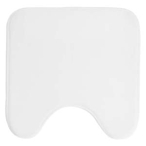 Bílá WC koupelnová předložka 45×45 cm Vitamine – douceur d’intérieur