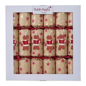 Vánoční crackery v sadě 6 ks Gingerbread – Robin Reed