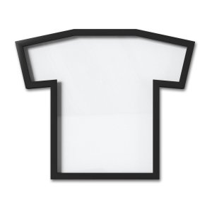 Černý plastový rámeček na zeď 50×54,5 cm T-Frame – Umbra