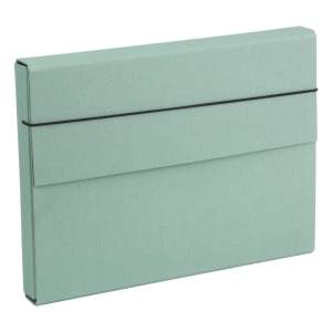 Zelený kartonový organizér Olof Canvas Paper Laminate – Bigso