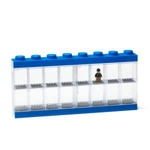 Modrá sběratelská skříňka na 16 minifigurek LEGO®
