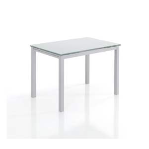 Rozkládací jídelní stůl se skleněnou deskou 70×110 cm Fast – Tomasucci