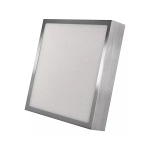 LED stropní svítidlo v leskle stříbrné barvě 22,5×22,5 cm Nexxo – EMOS