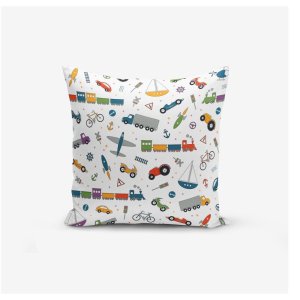 Dětský povlak na polštář Child Vehicles – Minimalist Cushion Covers