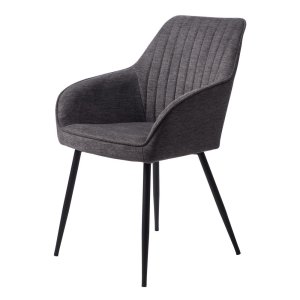 Tmavě šedá jídelní židle Nolan – Unique Furniture