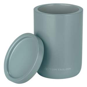 Zelený koupelnový organizér na vatové tampony z polyresinu Tom Tailor T-Color Bath – Wenko