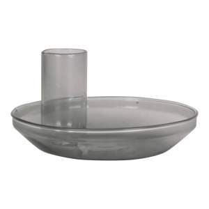 Šedý skleněný svícen PT LIVING Tub