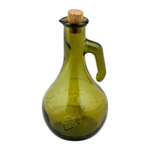 Zelená láhev na ocet z recyklovaného skla Ego Dekor Di Vino, 500 ml