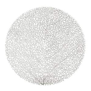 Prostírání ve stříbrné barvě Tiseco Home Studio, ⌀ 38 cm