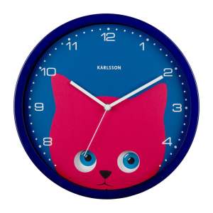 Dětské hodiny ø 31 cm Peekaboo Cat – Karlsson