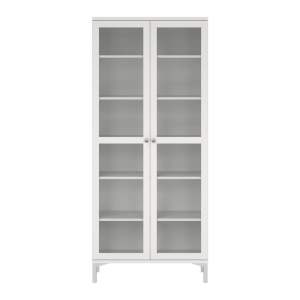 Bílá vitrína 89×203 cm Roma – Tvilum