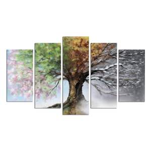 Obrazy v sadě 5 ks 20×50 cm – Wallity