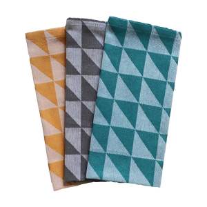 Bavlněné utěrky v sadě 3 ks 70×50 cm Geometry – JAHU collections