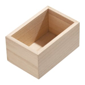 Kuchyňský organizér ze dřeva paulownia iDesign, 12,7 x 8,4 cm