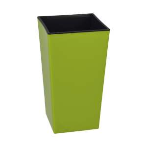 Matný hráškově zelený květináč vhodný i do exteriéru Gardenico Elise, výška 26 cm