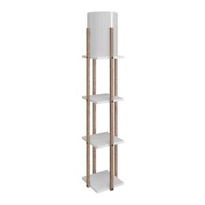 Stojací lampa v bílo-přírodní barvě (výška 135 cm) Nora – Opviq lights