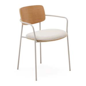 Béžové jídelní židle v sadě 4 ks Maureen – Kave Home