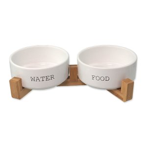 Keramický set misek s podstavcem pro psa ø 16 cm Dog Fantasy – Plaček Pet Products