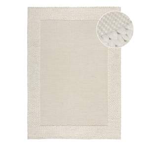 Béžový vlněný koberec 170×120 cm Rue – Flair Rugs