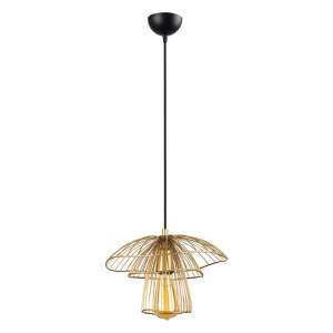 Závěsné svítidlo ve zlaté barvě Squid Lighting Root, výška 117 cm