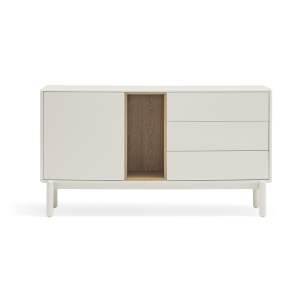 Bílá komoda 140x76x40 cm Corvo – Teulat