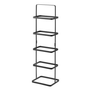 Černý kovový stojan na boty Tower Shoe Rack – YAMAZAKI
