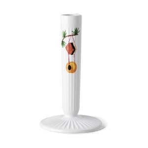Bílý keramický vánoční svícen Kähler Design Hammershøi, výška 16 cm