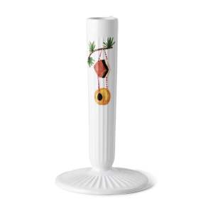 Bílý keramický vánoční svícen Kähler Design Hammershøi, výška 16 cm