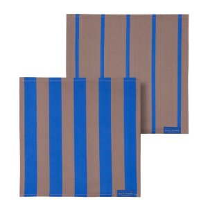 Textilní ubrousky v sadě 2 ks Stripes – Mette Ditmer Denmark