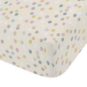 Napínací flanelové dětské prostěradlo 90×190 cm Balloons Spot – Bianca