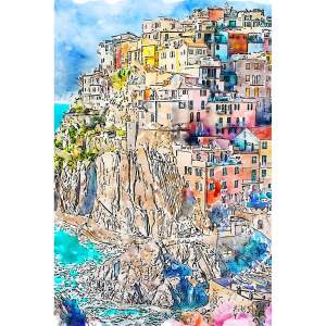 Obraz 60×90 cm Manarola – Fedkolor