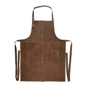 Kožená venkovní zástěra Esschert Design Barbecue