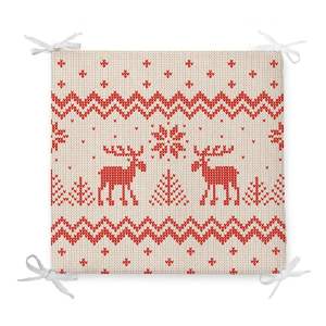 Vánoční podsedák s příměsí bavlny Minimalist Cushion Covers Merry Christmas, 42 x 42 cm
