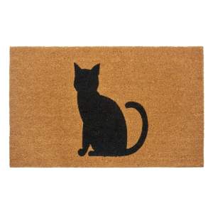 Rohožka z kokosového vlákna 75×45 cm Cat – Hanse Home