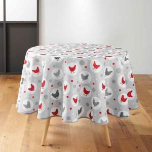 Ubrus ø 180 cm Suzette – douceur d’intérieur