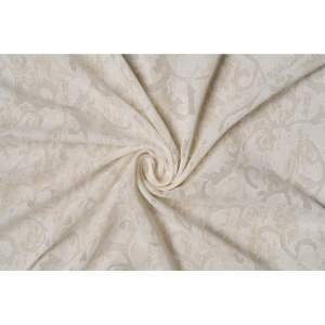 Béžová záclona 140×260 cm Baroque – Mendola Fabrics
