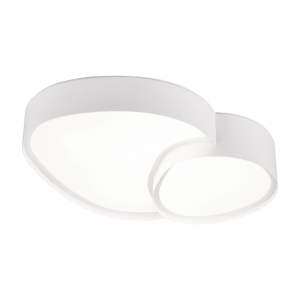 Bílé LED stropní svítidlo 36×43.5 cm Rise – Trio
