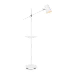 Bílá volně stojící lampa s odkládacím prostorem Markslöjd Linear