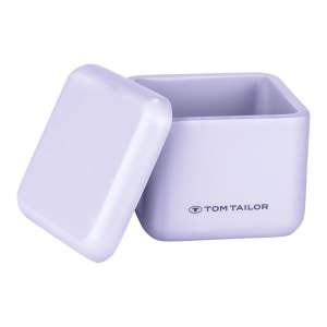 Fialový koupelnový organizér na vatové tampony z polyresinu Tom Tailor T-Rounded – Wenko