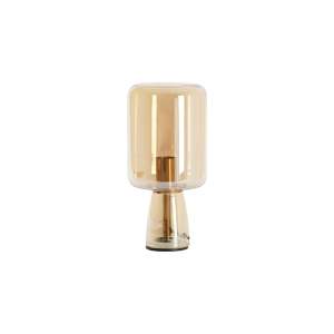 Oranžová stolní lampa se skleněným stínidlem (výška 32 cm) Lotta – Light & Living