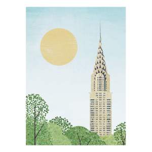 Plakát 30×40 cm Chrysler Building – Travelposter