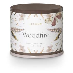 Vonná sojová svíčka doba hoření 50 h Woodfire – ILLUME x Bloomingville